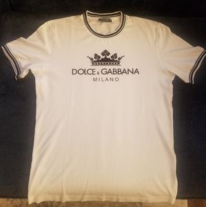 Dolce & Gabbana Crown Logo T Shirt Sz 50 (US L)